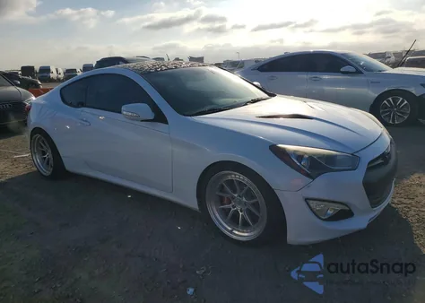 2014 Hyundai Genesis Coupe 3.8 R-Spec from USA, damaged, VIN KMHHU6KJ0EU118285